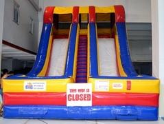 20 Foot Accelerator Double Lane Slide (Dry) 20 Foot Accelerator Double Lane Slide (Dry)