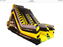 16 Foot Double Lane Nuclear Rock Climb Slide 16 Foot Double Lane Nuclear Rock Climb Slide